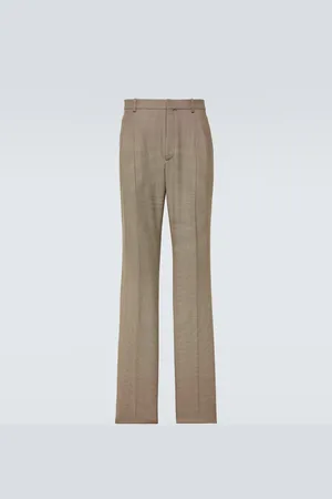 Saint Laurent Tailored wool wide-leg pants