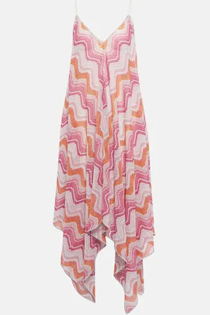 Missoni Asymmetric lamÃ© maxi dress