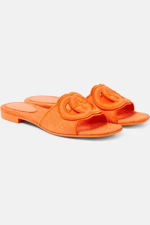 Gucci GG canvas sandals