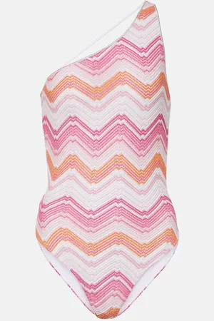 Missoni Zig Zag one-shoulder swimsuit