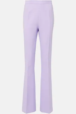 Safiyaa Alexa high-rise crÃªpe flared pants
