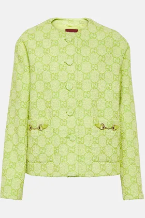 Gucci Horsebit GG cotton-blend bouclÃ© jacket