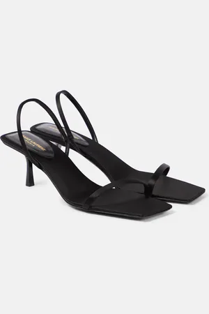 Saint Laurent Jaspe 55 satin crÃªpe sandals