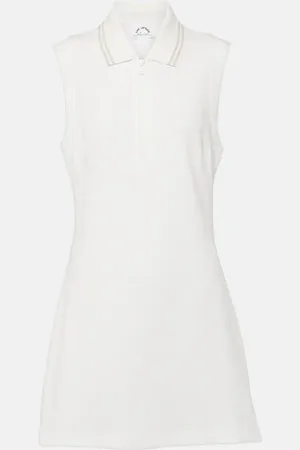 The Upside Pasadena Palma cotton piquÃ© tennis dress