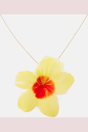 Loewe Hibiscus pendant necklace