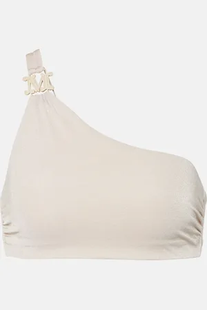 Max Mara One-shoulder LurexÂ® bikini top
