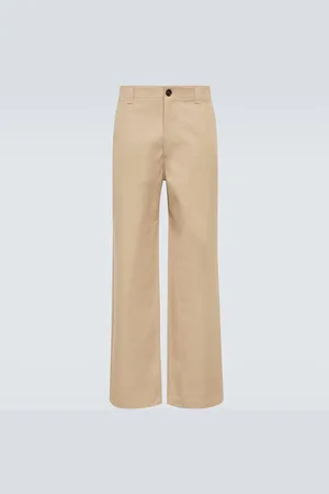 Gucci Cotton twill wide-leg pants