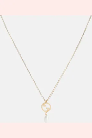 Gucci Blondie faux pearl necklace