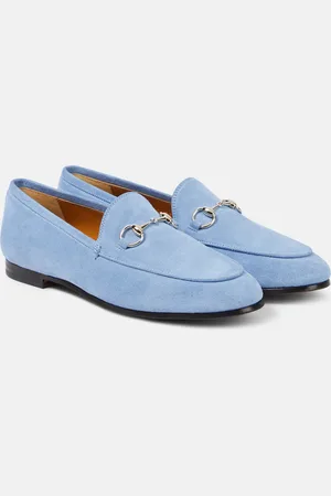 Gucci Jordaan Horsebit suede loafers