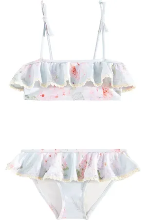 ZIMMERMANN Halliday floral ruffled bikini