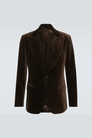 LARDINI Cotton-blend velvet blazer