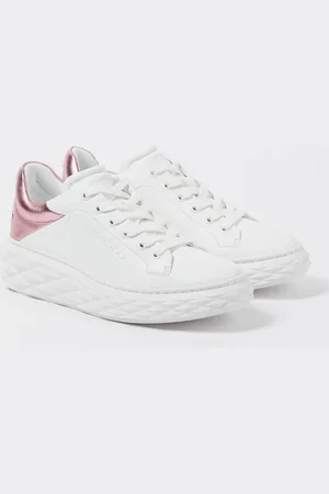 Jimmy Choo Diamond Maxi/F II leather sneakers