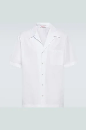 VALENTINO Oversized cotton poplin shirt