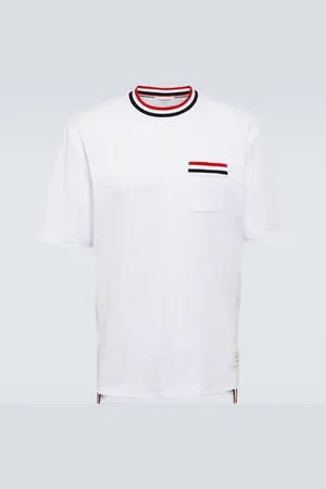 Thom Browne Pointelle cotton T-shirt