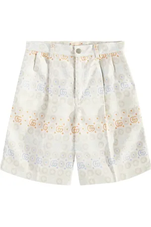 Gucci Double G cotton jacquard shorts