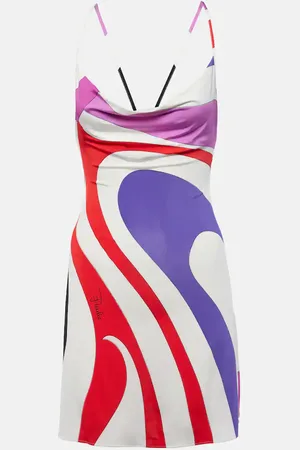 Puccini Marmo printed minidress