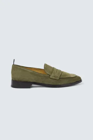 Thom Browne Suede penny loafers