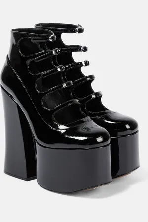 Marc Jacobs Kiki patent leather platform ankle boots