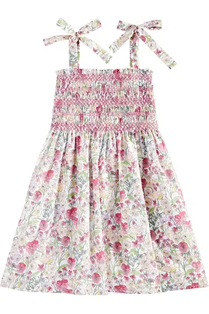 La Coqueta Evelia floral smocked cotton dress