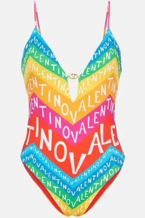 VALENTINO Logo swimsuit