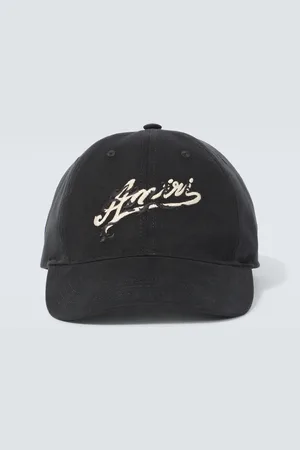 AMIRI Logo cotton canvas baseball cap