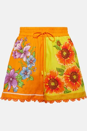 ALÉMAIS AlÃ©mais Jude printed linen shorts