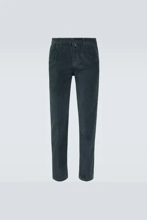 Kiton Cotton corduroy straight pants