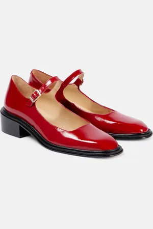 Souliers Martinez Penelope leather Mary Jane pumps