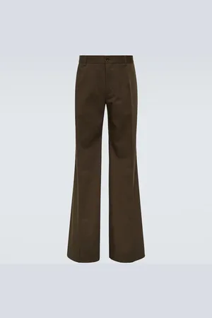Dolce & Gabbana Cotton wide-leg pants