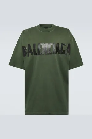 Balenciaga Tape cotton-blend jersey T-shirt