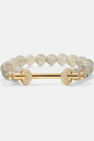 Ananya Chakra 18kt gold bracelet with gemstones