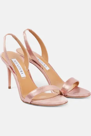 Aquazzura So Nude 85 leather sandals