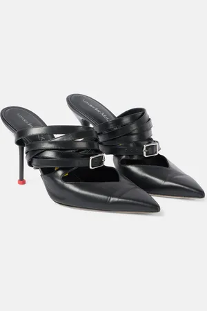 Alexander McQueen Leather mules