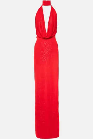 AYA MUSE Scarf-detail maxi dress