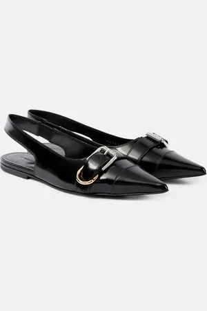Givenchy Voyou leather slingback flats
