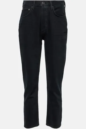 AGOLDE Riley Crop high-rise slim jeans
