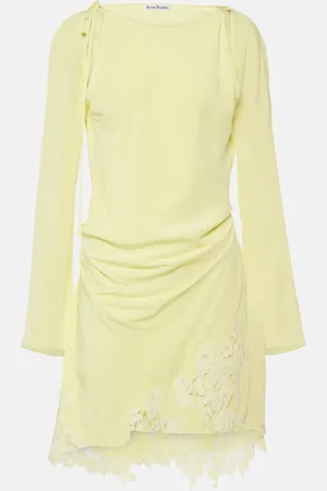 Acne Studios Cutout lace-trimmed minidress