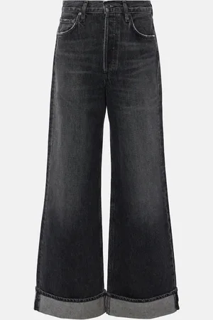 AGOLDE Dame high-rise wide-leg jeans