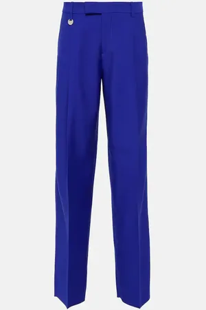 Burberry Virgin wool wide-leg pants