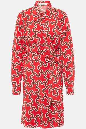 Diane von Furstenberg Sophie printed jersey minidress
