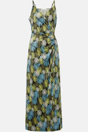 Diane von Furstenberg Saavya printed jersey maxi dress