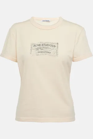 Acne Studios Logo printed cotton jersey T-shirt