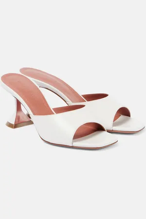 Amina Muaddi Lupita 70 leather mules