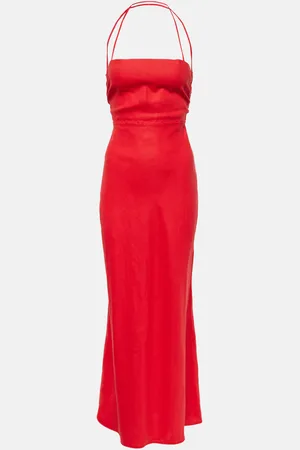 FAITHFULL THE BRAND Garcia linen maxi dress