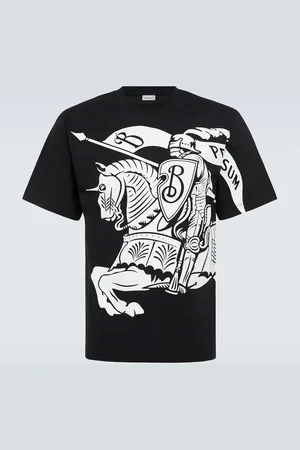Burberry Printed cotton jersey T-shirt
