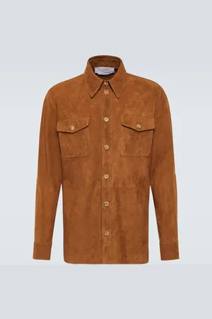 GABRIELA HEARST Lucas suede overshirt