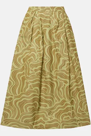 DRIES VAN NOTEN Printed midi skirt