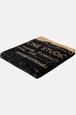 Acne Studios Logo jacquard towel