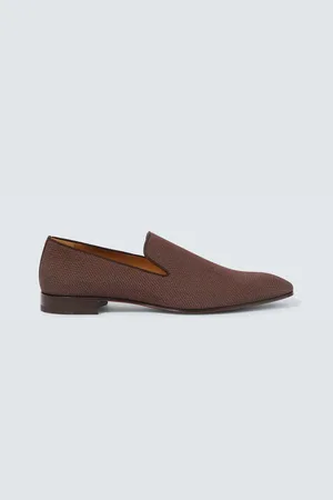 Christian Louboutin Dandelion canvas loafers