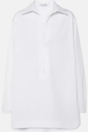 Alaïa AlaÃ¯a Cotton poplin minidress